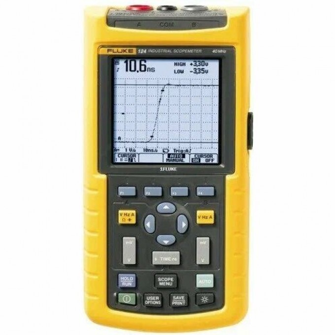 Осциллограф-мультиметр FLUKE 124 с беспроводной связью и полосой пропускания 40 МГц 124/S
