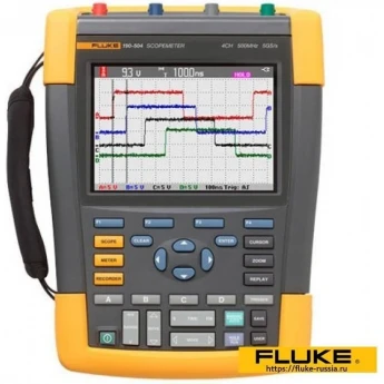Осциллограф-мультиметр FLUKE Color ScopeMeter 500 МГц 4 канала 190-504