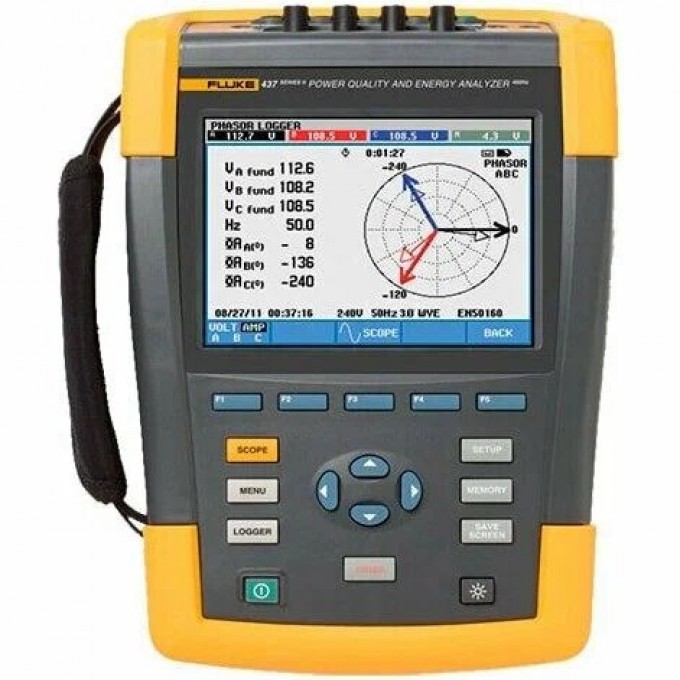 Портативный трехфазный анализатор качества электроэнергии FLUKE Series II 437-/-SERIES-II