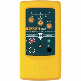 Индикатор чередования фаз и вращения электродвигателя FLUKE 9062 Индикатор чередования фаз и вращения электродвигателя FLUKE 9062