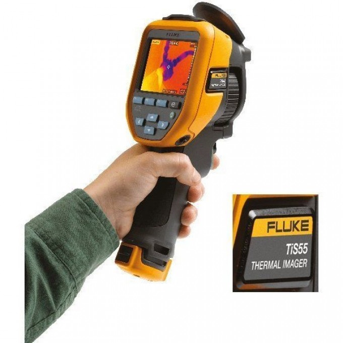 Тепловизор FLUKE TiS55 с разрешением 220x165 и температурной чувствительностью 80 мК TIS50